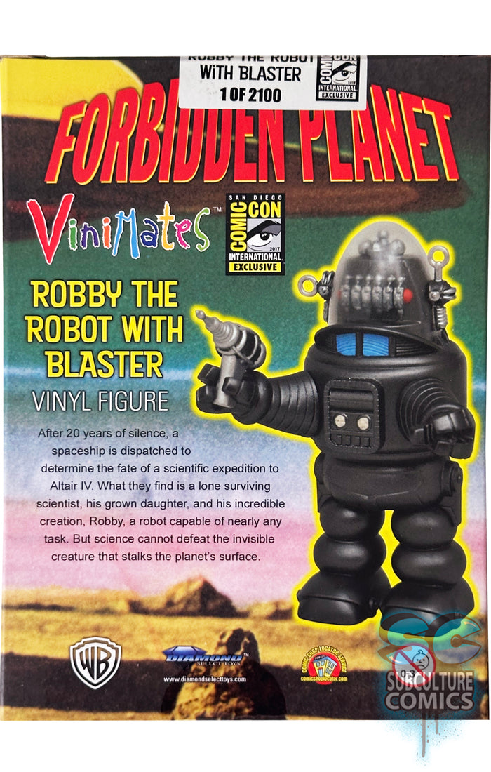 Vinimates Vinyl Figure Robby the Robot with Blaster (2017 SDCC Exclusive)