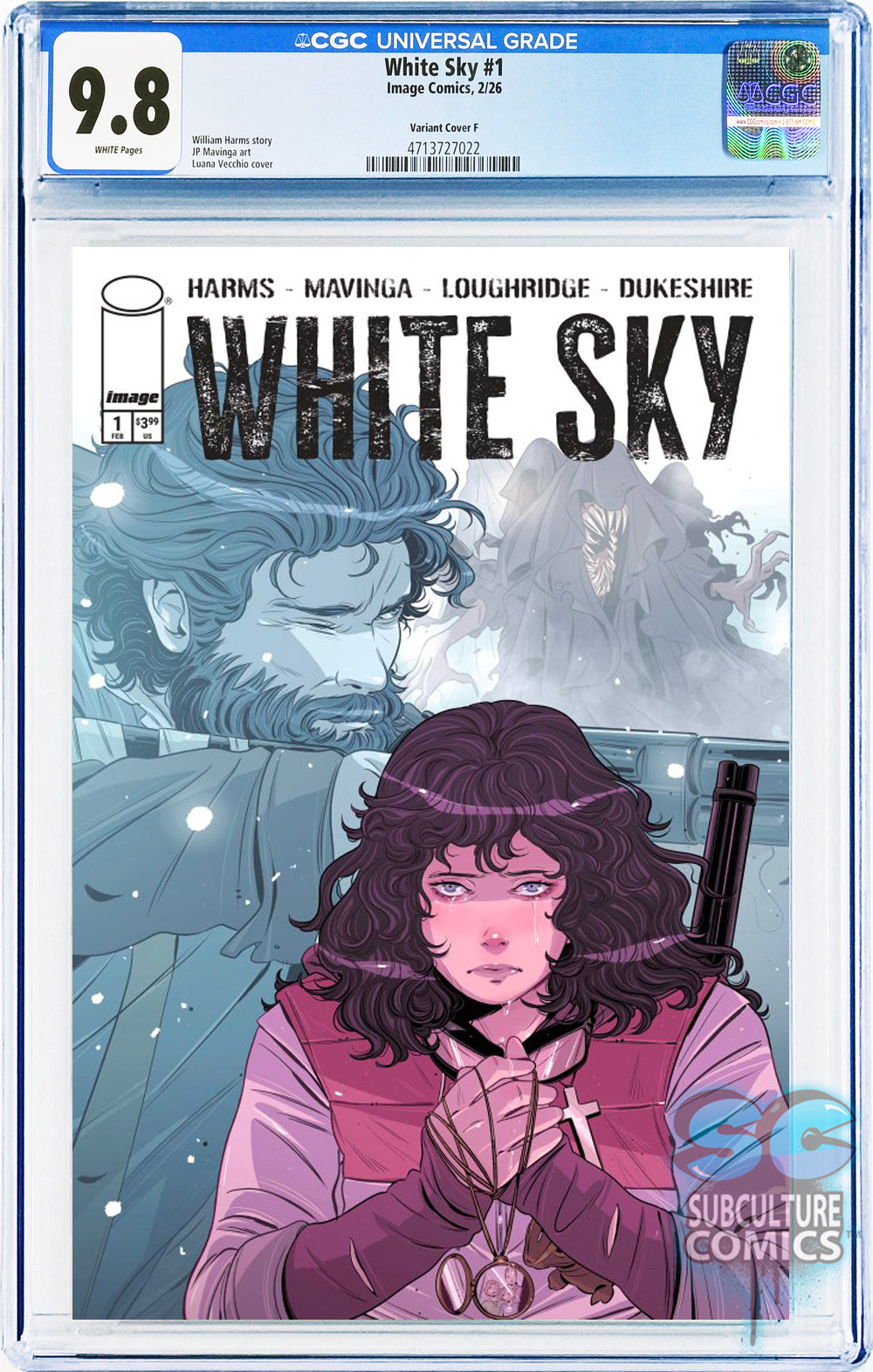 White Sky #1 Variant Cover CGC 9.8